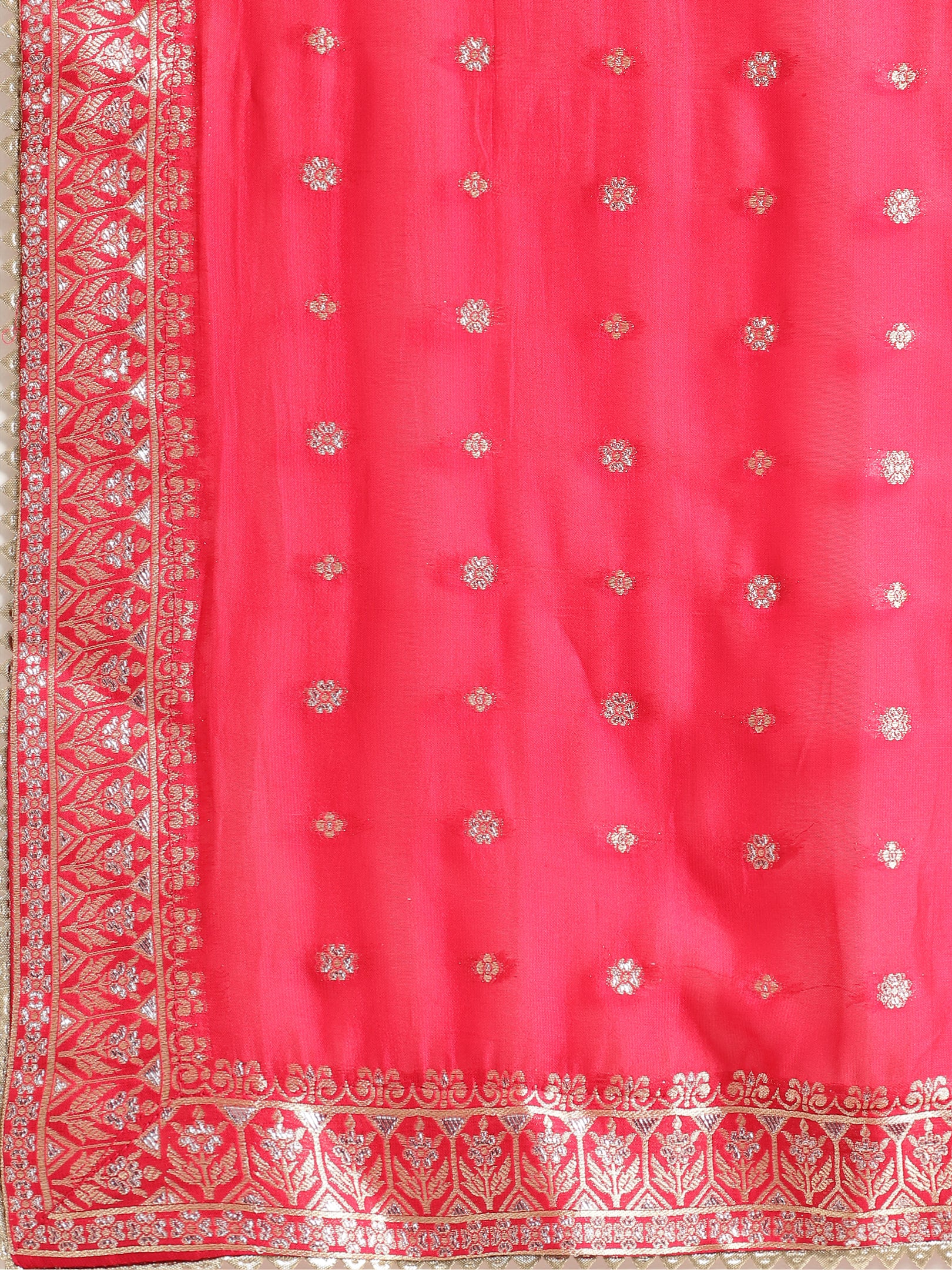 Red Embroidered Anarkali Set with Dupatta
