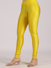 Sunshine Yellow Anarkali Gown with Mirror Work & Zari Dupatta