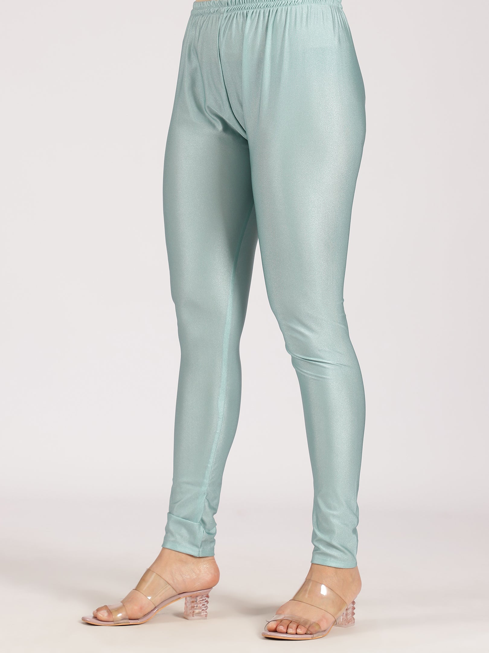 Sky Blue Embellished Anarkali Lehenga Set