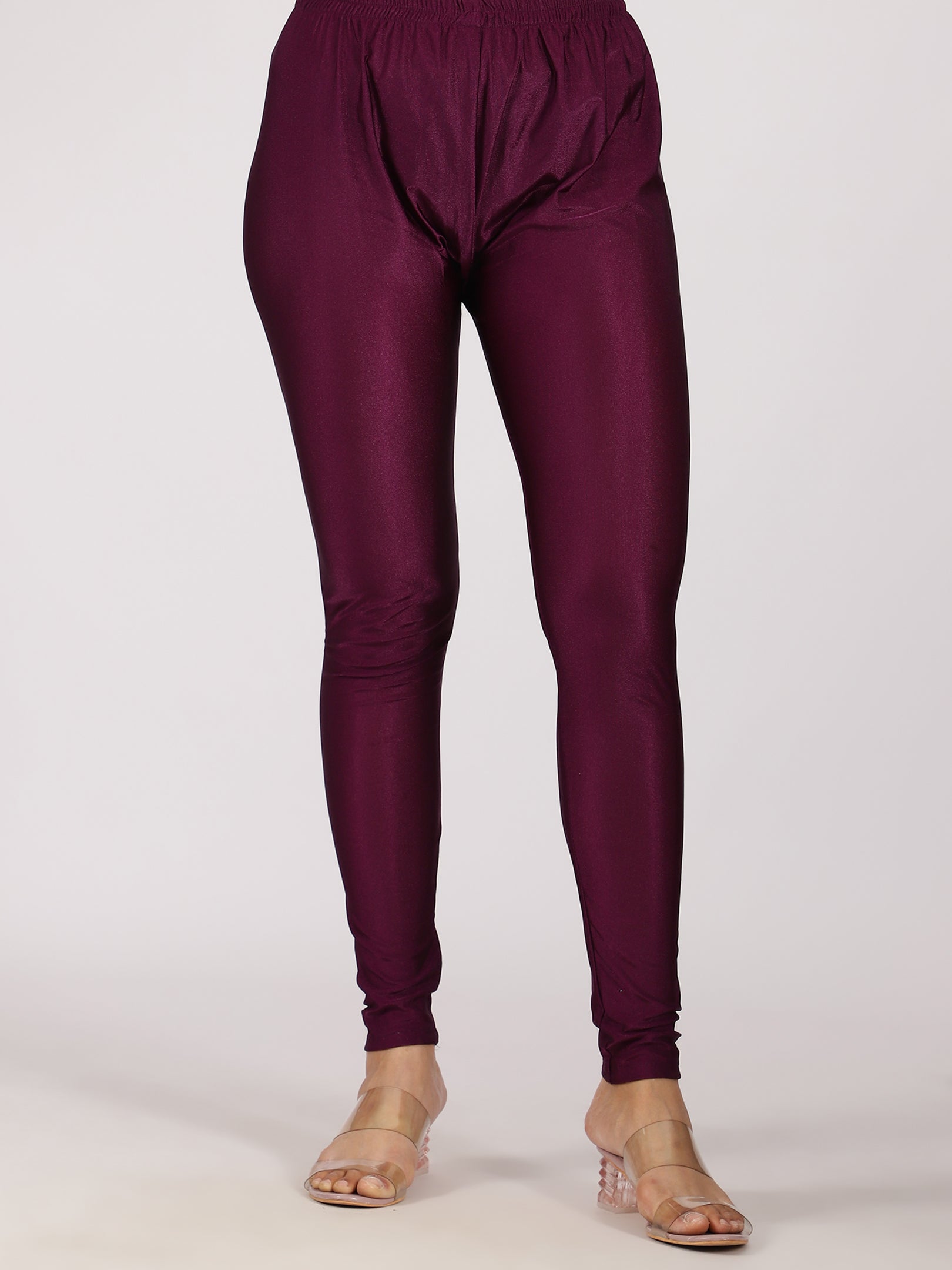 Regal Wine Anarkali Gown with Mirror Work and Zari Dupatta