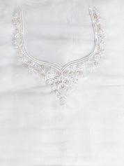 Embroidered Net Saree