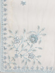 Dreamy Sky Blue Embroidered Lehenga Set