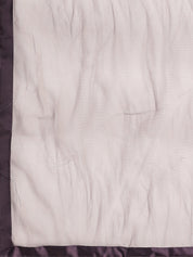 Plum Purple Embellished Gown with Dupatta