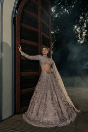Rose Embellished Bridal Lehenga