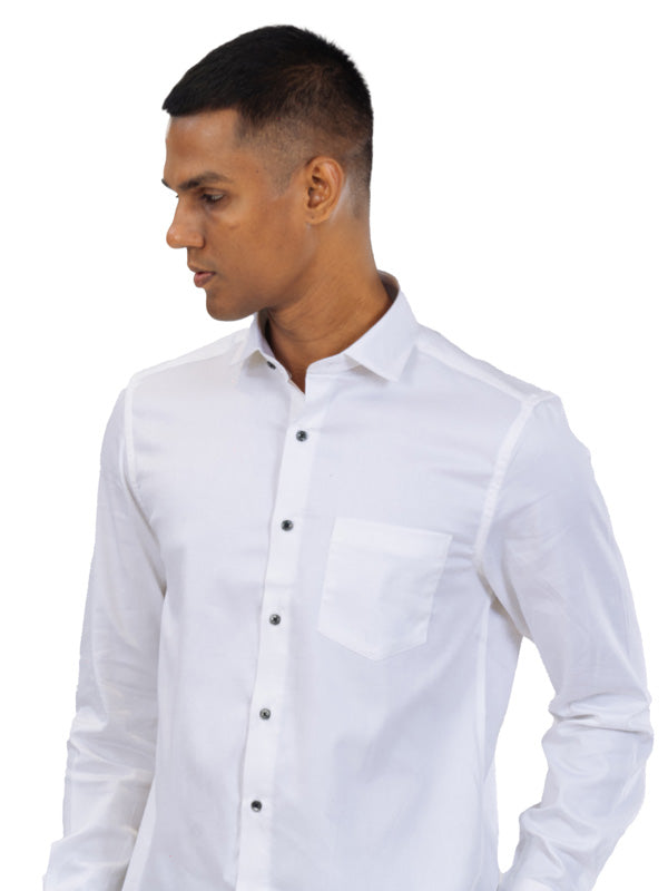 Crisp Cotton White Shirt