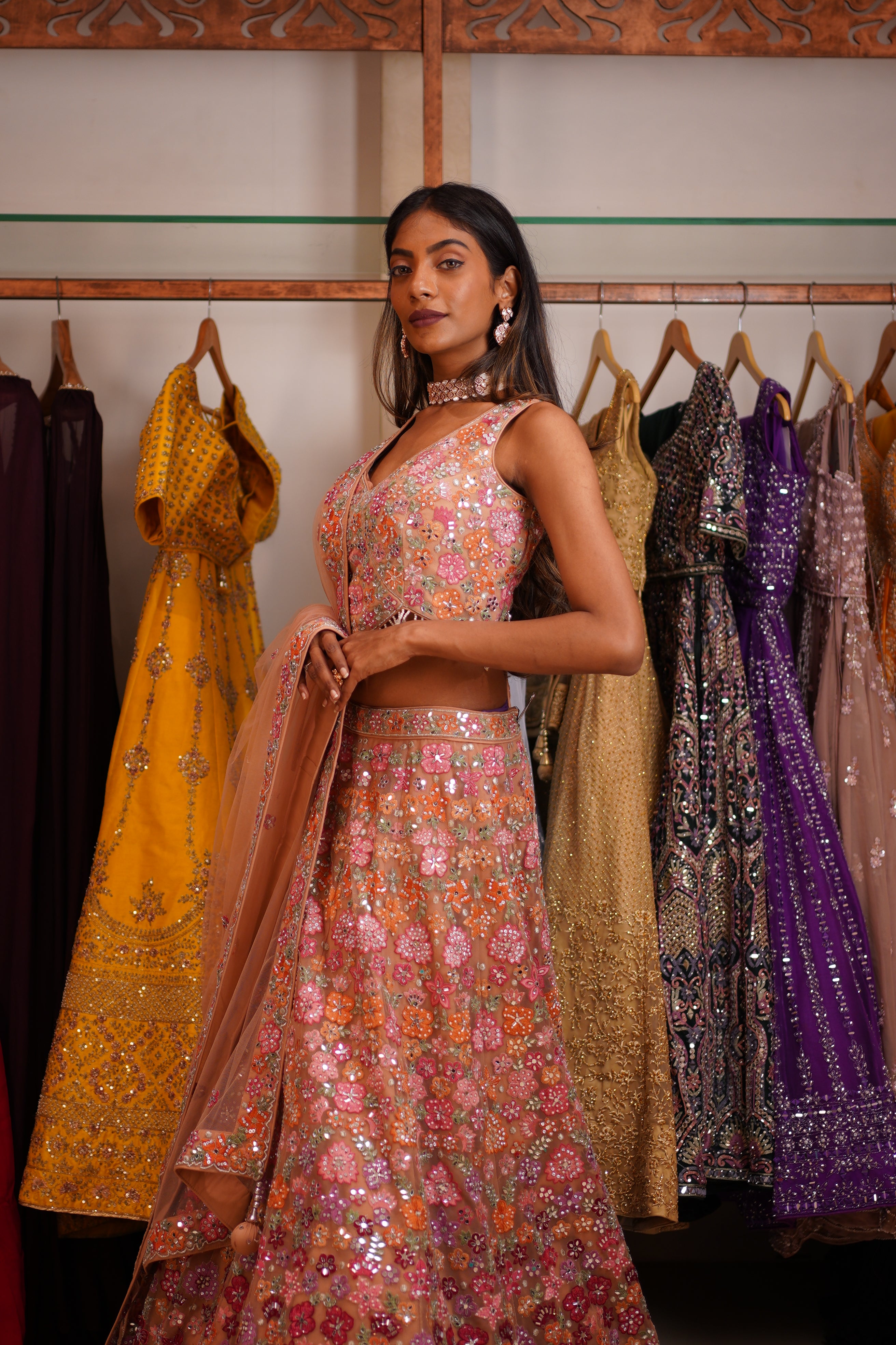 Buy Free Stitching Indian Designer Lehenga, Sequins Embroidered Lehenga,  Bridal Lehenga for Women, Indian Lehenga, Party Wear Lehenga Choli Online  in India - Et… | Indian gowns dresses, Designer dresses indian, Indian