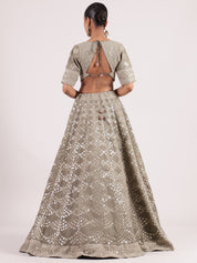 Elegant Tuscany Sequins Work Lehenga with Embroidered Choli & Dupatta