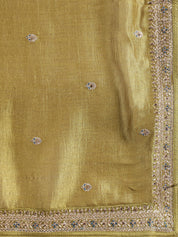 Elegant Aegean Salwar Suit with Embroidered Silk Sequence Dupatta & Narrow Pants