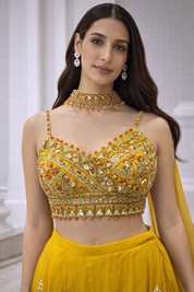 Pooja Yellow Georgette Palazzo Set
| DIVA