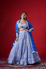 Heavily Embroidered Bridal Lehenga