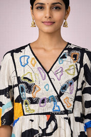 Diva Blue Embroidered Cotton Salwar Suit – Designer Ethnic Wear