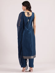 Stunning Aegean Banarasi Salwar Suit with Georgette Dupatta