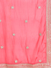 Hot Red Banarasi Lehenga with Kotapatti Embroidery